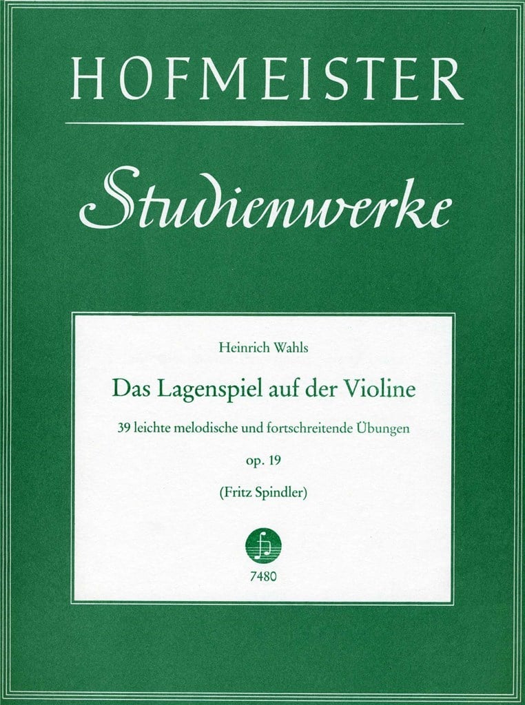 Das Lagenspiel auf der Violine, op. 19